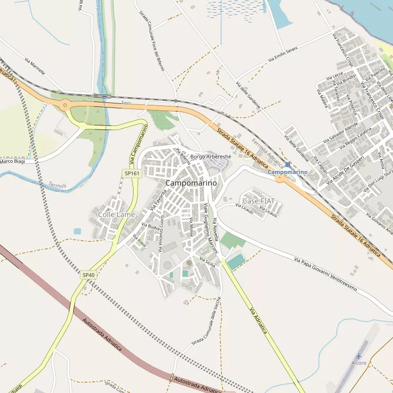 Mappa CAMPOMARINO