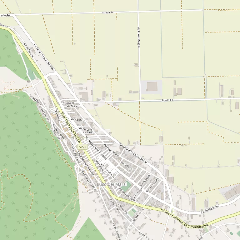 Mappa LUCO DEI MARSI