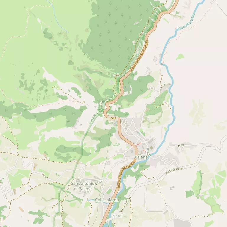 Mappa PALENA