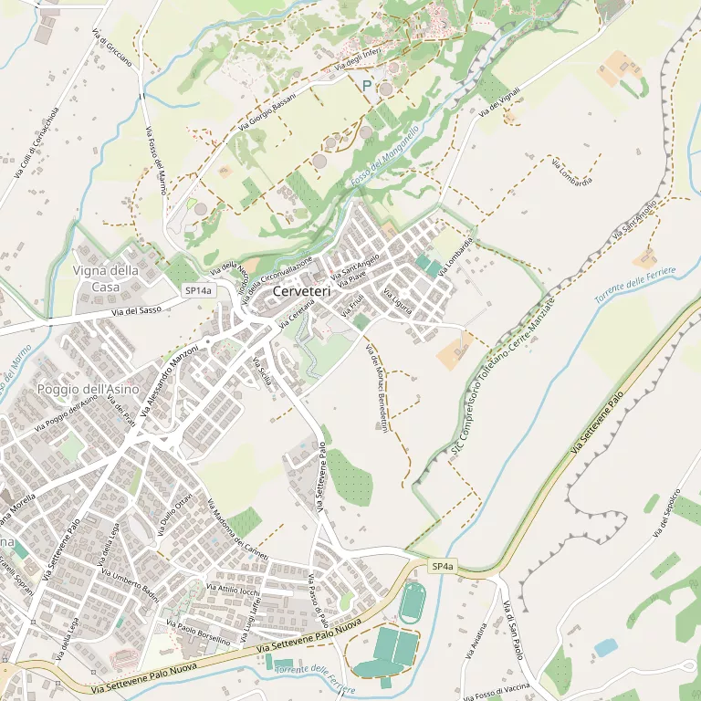 Mappa CERVETERI