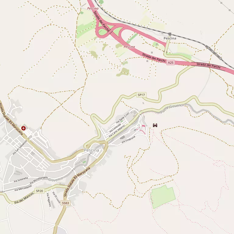 Mappa PESCINA