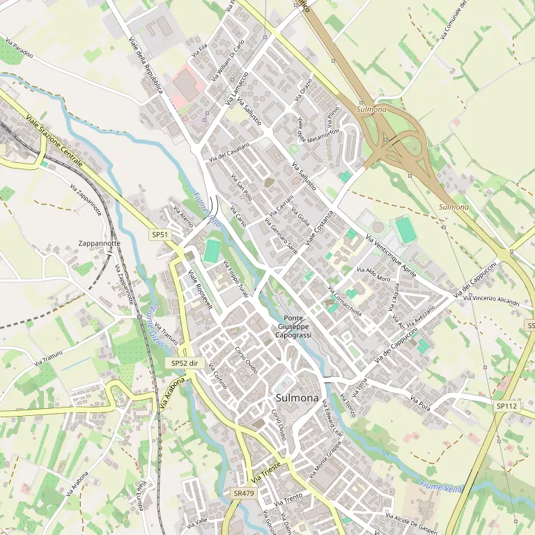 Mappa SULMONA
