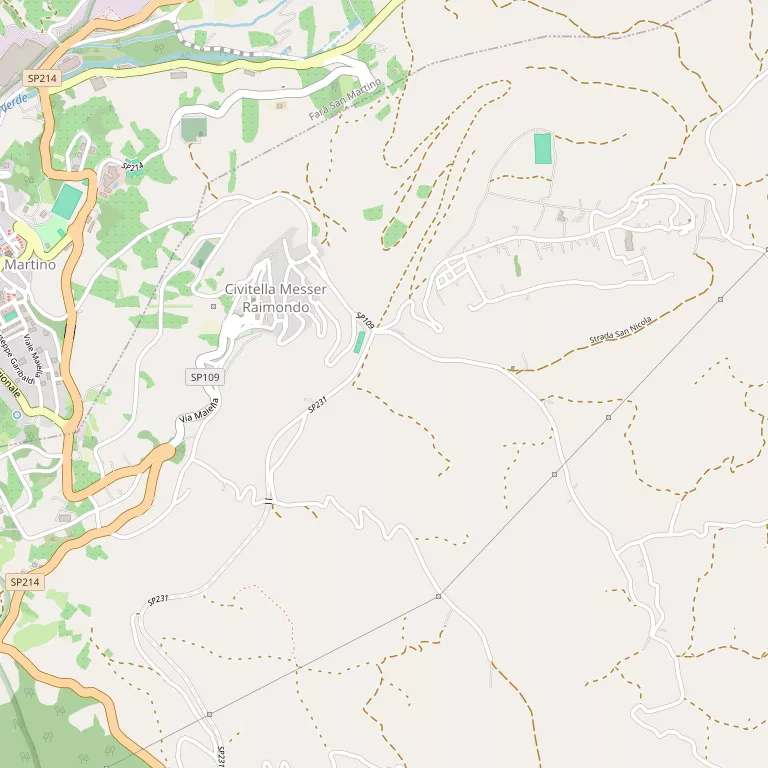 Mappa CIVITELLA MESSER RAIMONDO