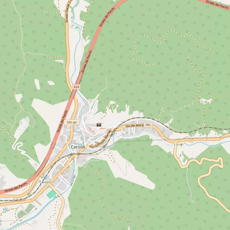Mappa CARSOLI