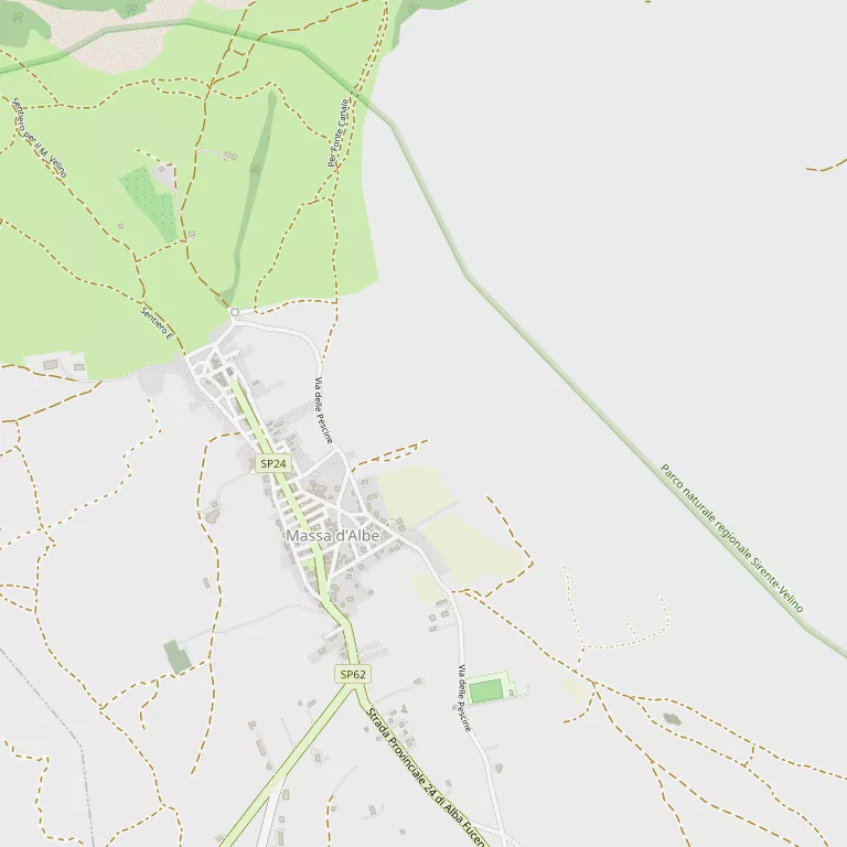Mappa MASSA D'ALBE