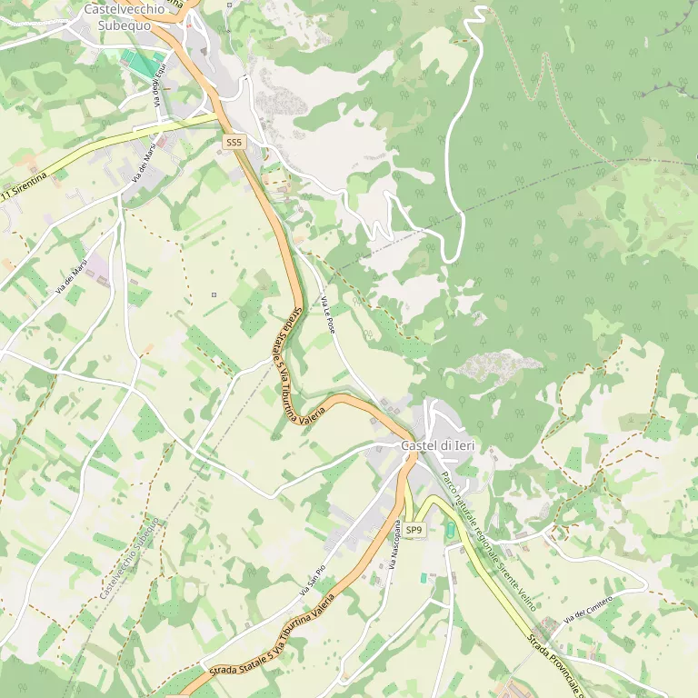 Mappa CASTEL DI IERI