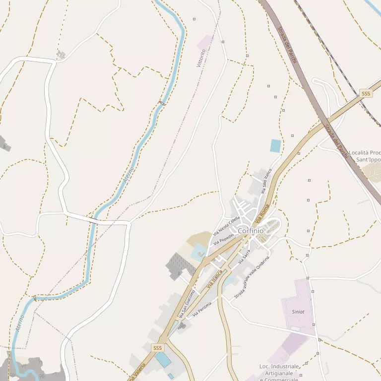 Mappa CORFINIO