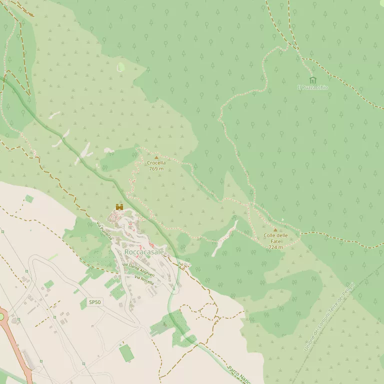 Mappa ROCCACASALE