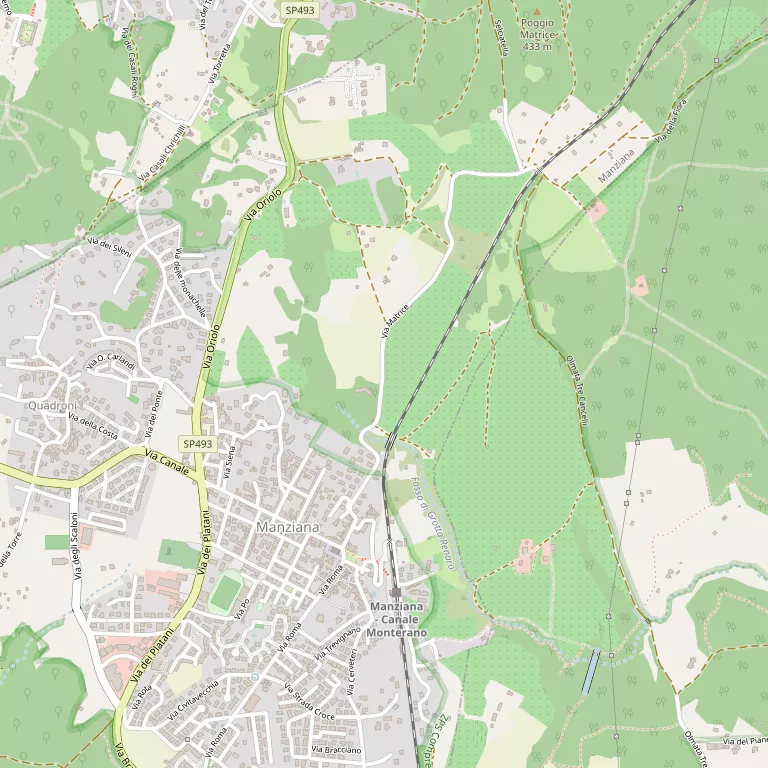 Mappa MANZIANA
