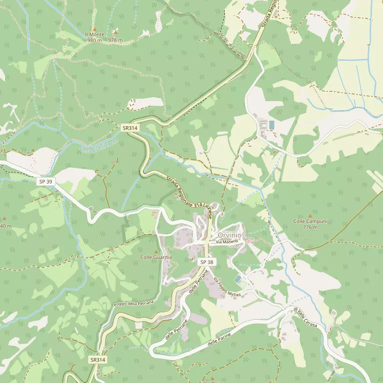Mappa ORVINIO