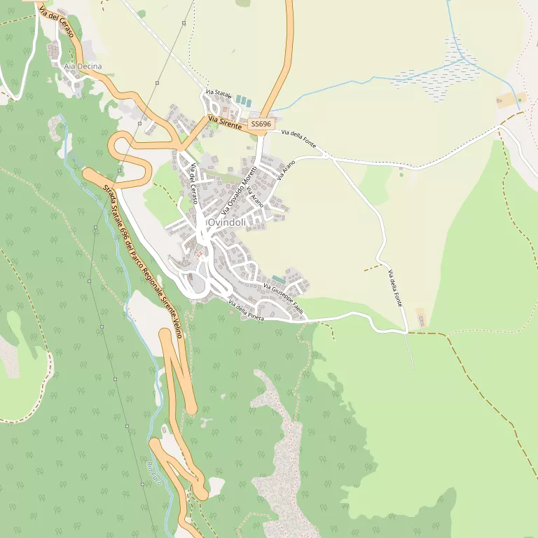 Mappa OVINDOLI