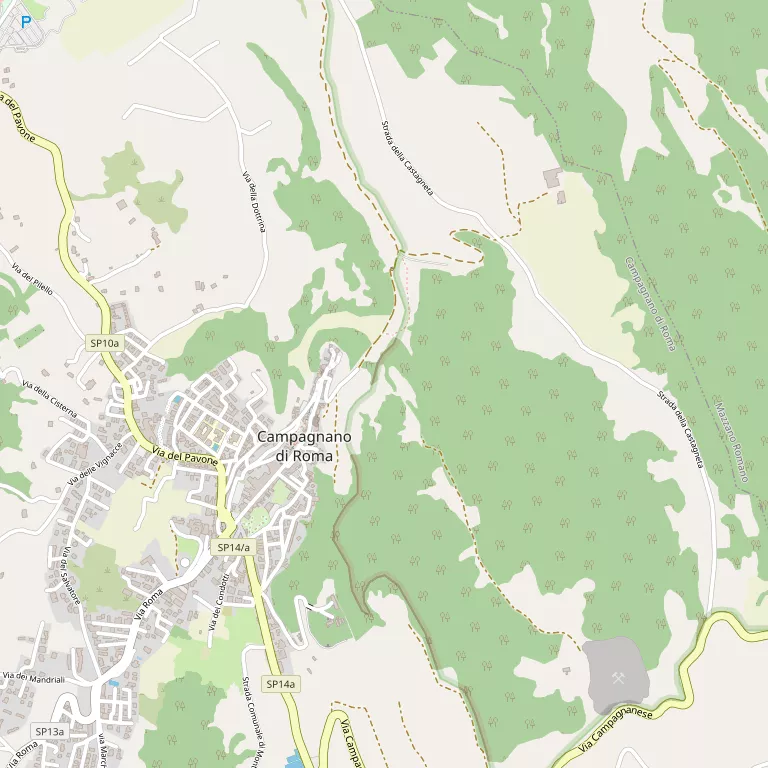 Mappa CAMPAGNANO DI ROMA