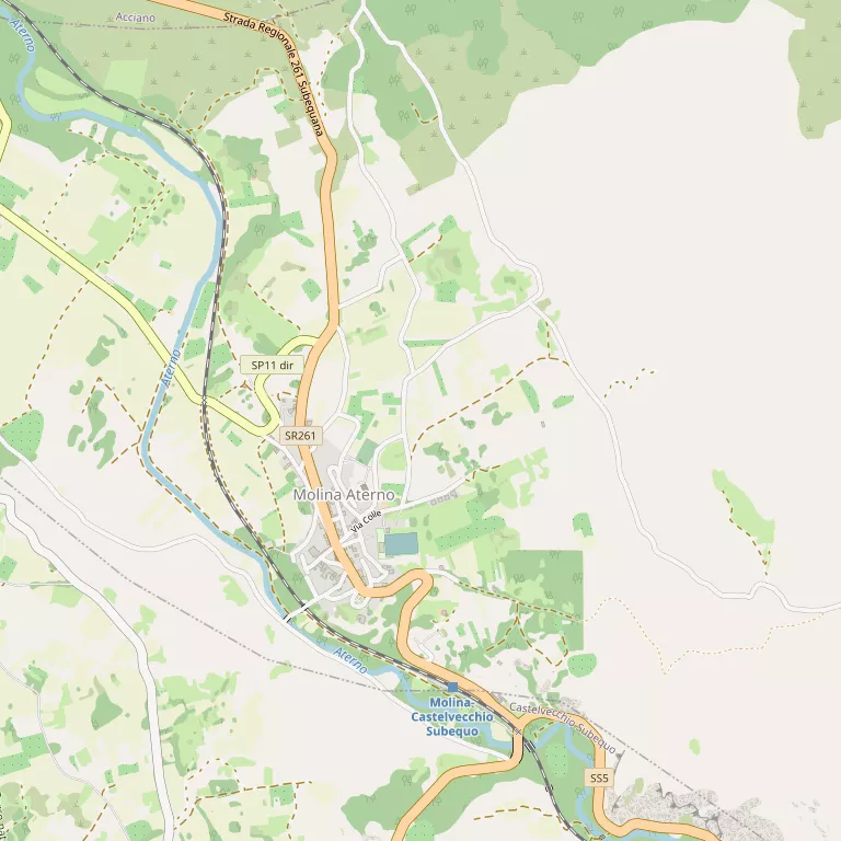 Mappa MOLINA ATERNO