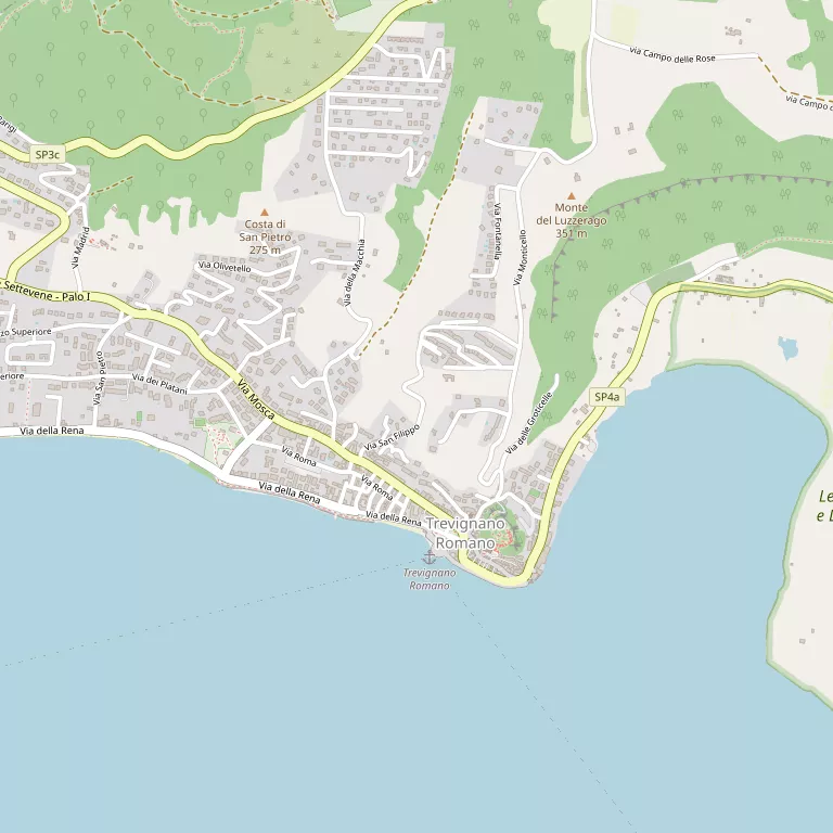 Mappa TREVIGNANO ROMANO