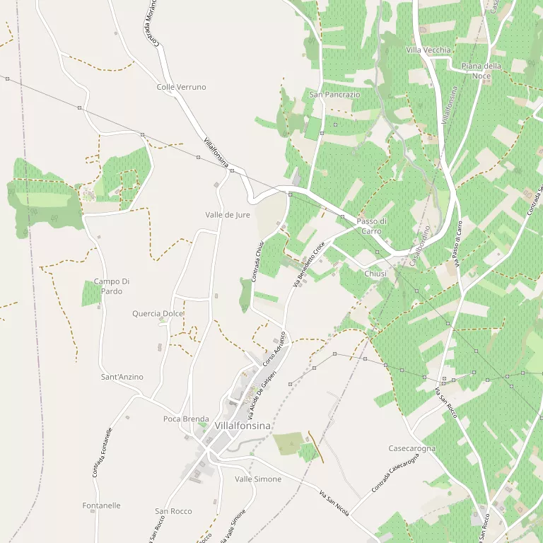 Mappa VILLALFONSINA