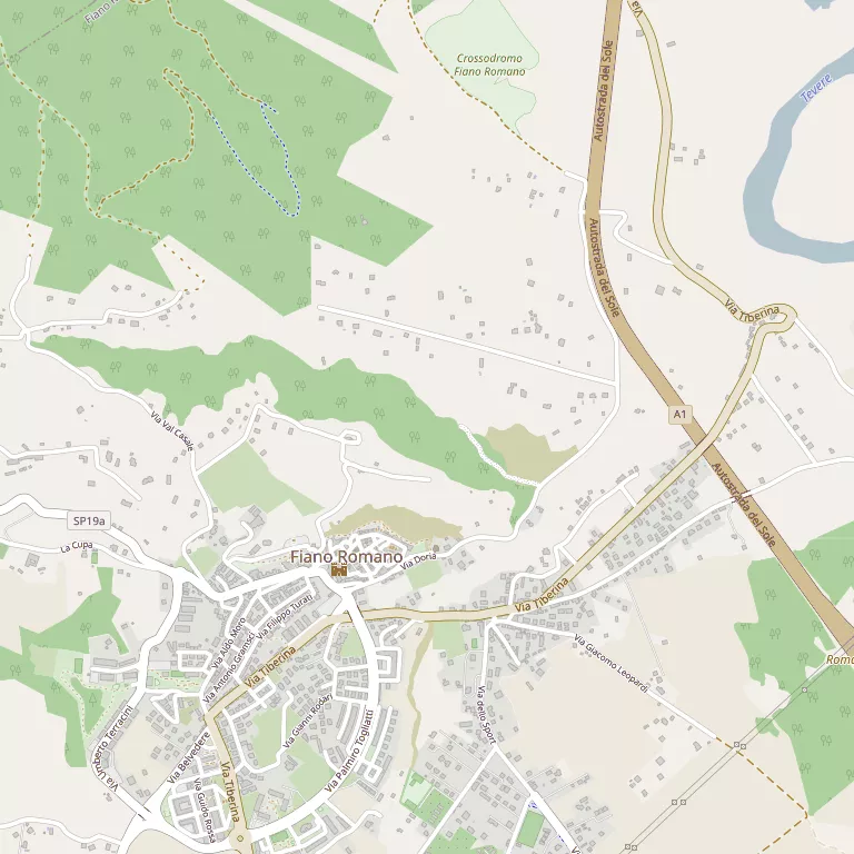 Mappa FIANO ROMANO