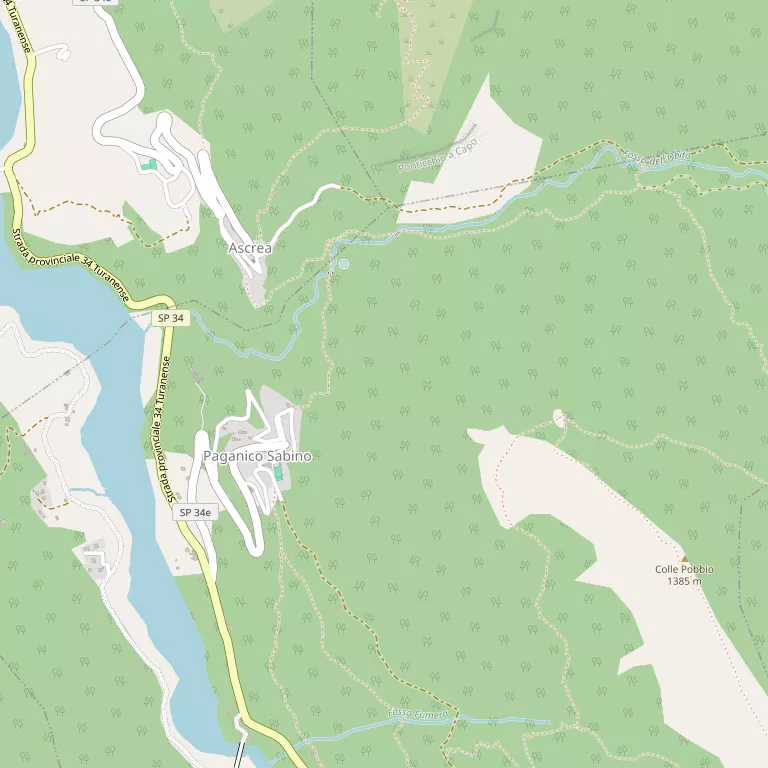 Mappa PAGANICO SABINO
