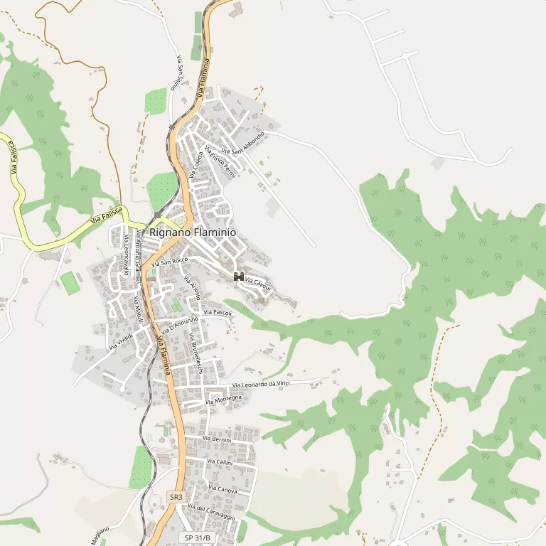 Mappa RIGNANO FLAMINIO