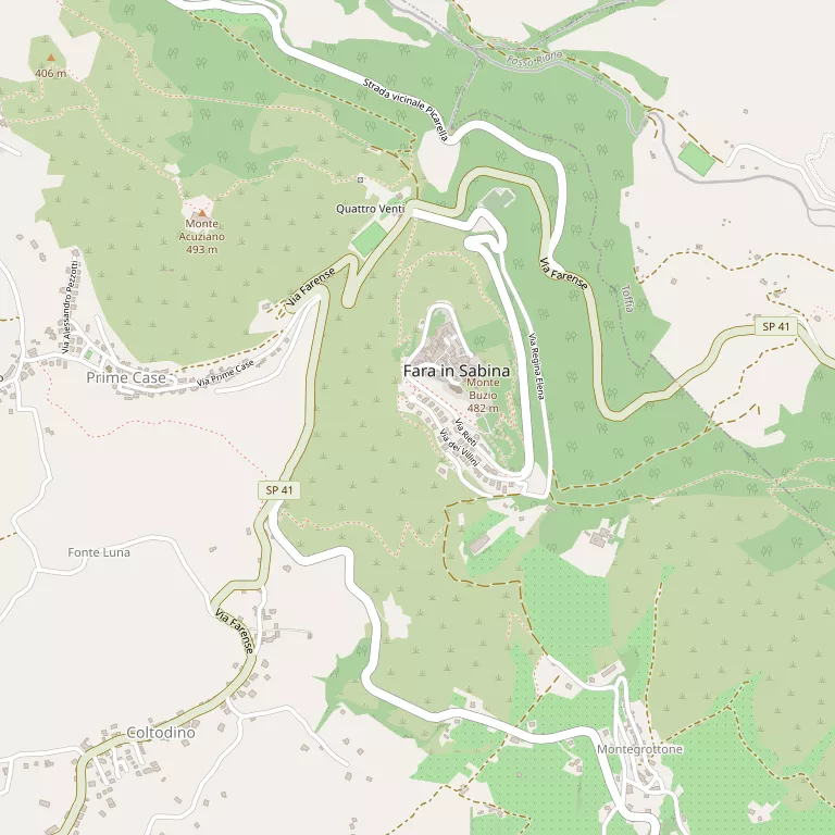 Mappa FARA IN SABINA