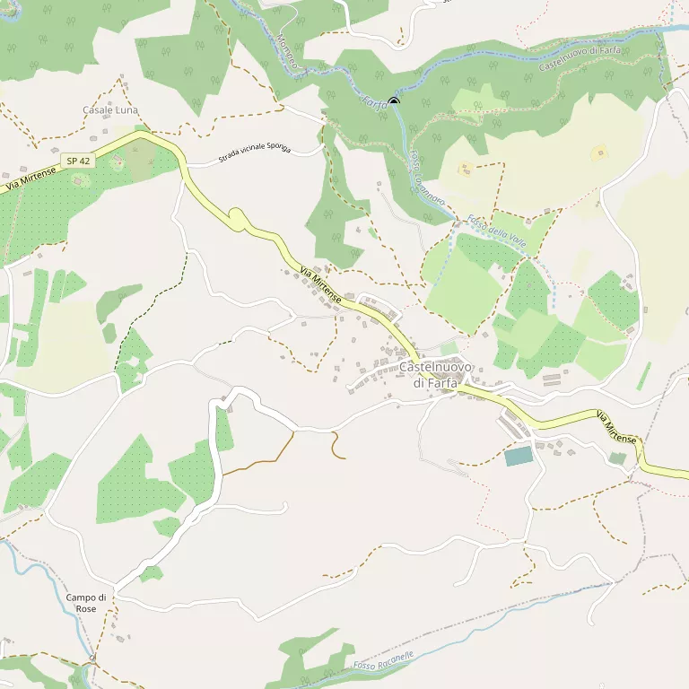 Mappa CASTELNUOVO DI FARFA