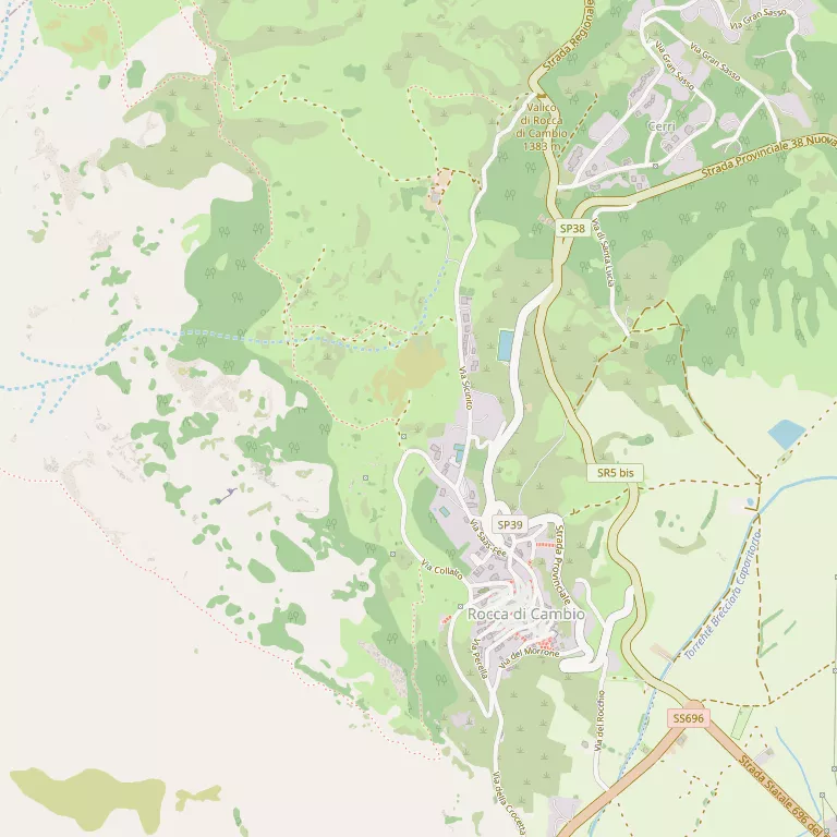 Mappa ROCCA DI CAMBIO