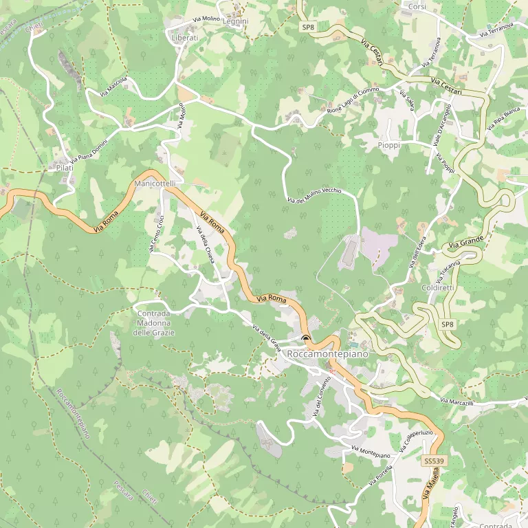 Mappa ROCCAMONTEPIANO