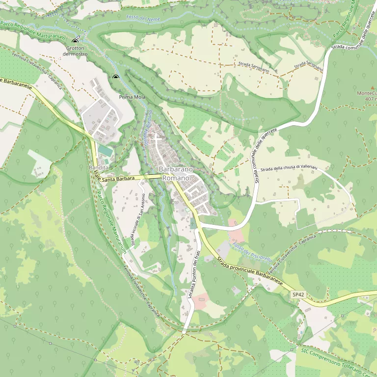Mappa BARBARANO ROMANO