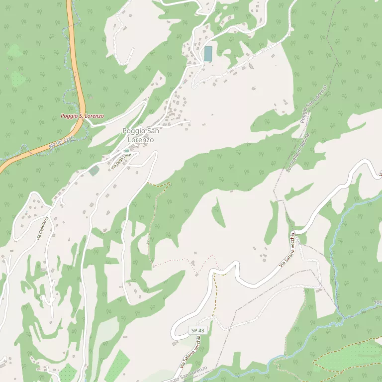 Mappa POGGIO SAN LORENZO