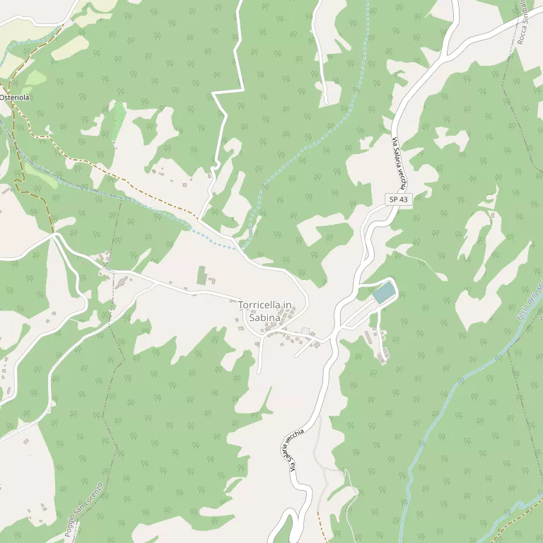 Mappa TORRICELLA IN SABINA