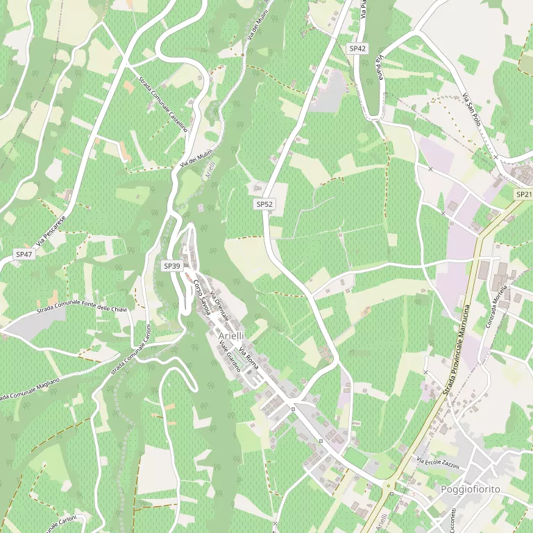 Mappa ARIELLI