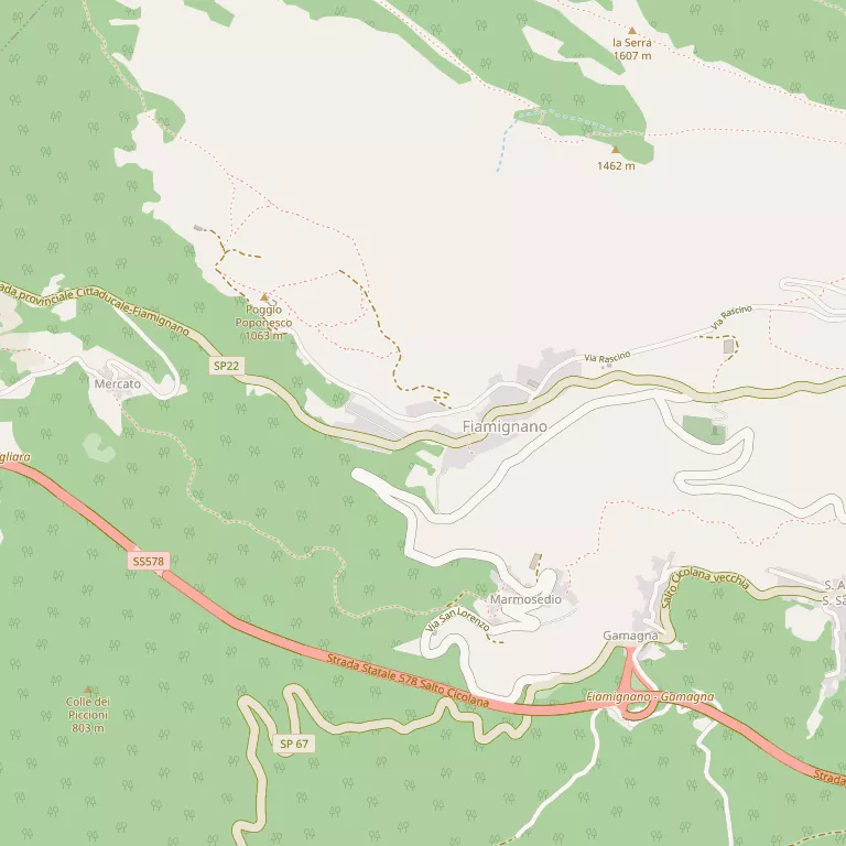 Mappa FIAMIGNANO