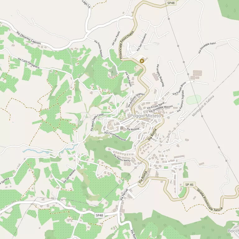 Mappa POGGIO MIRTETO