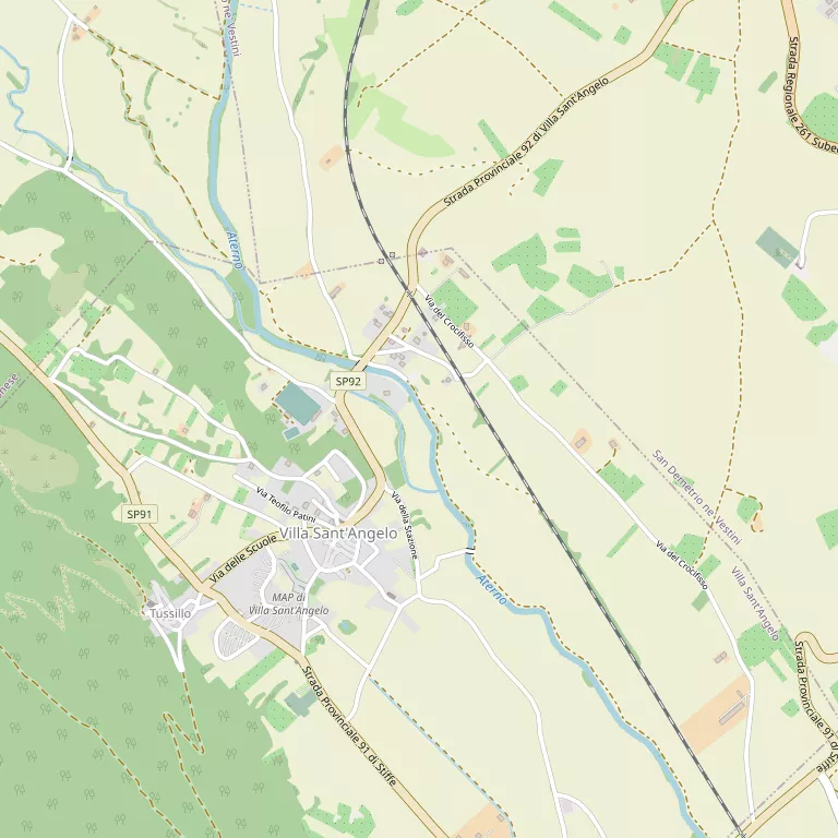 Mappa VILLA SANT'ANGELO