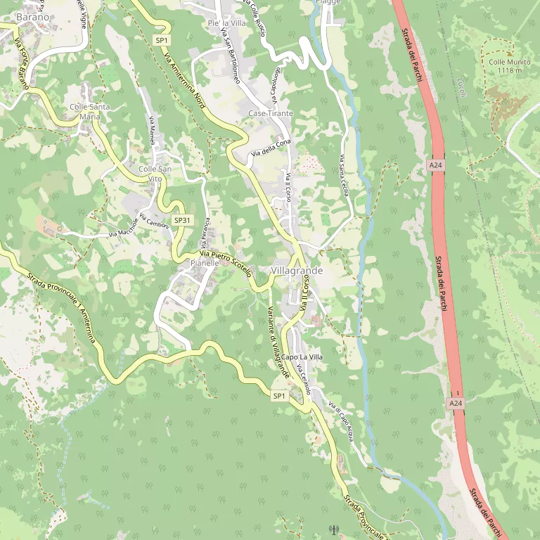 Mappa TORNIMPARTE