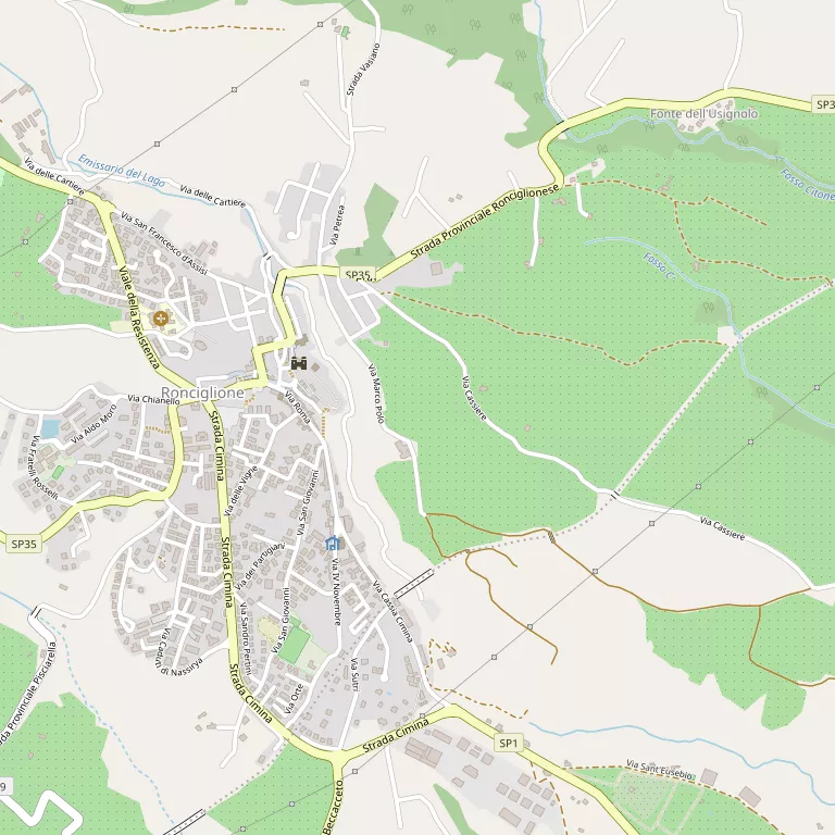 Mappa RONCIGLIONE