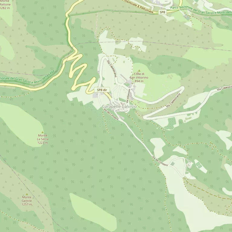 Mappa CARAPELLE CALVISIO
