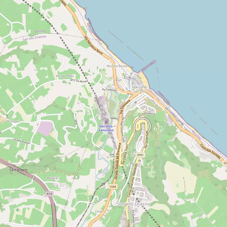 Mappa SAN VITO CHIETINO