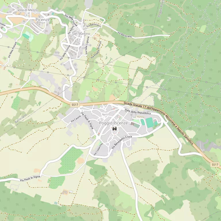 Mappa POGGIO PICENZE
