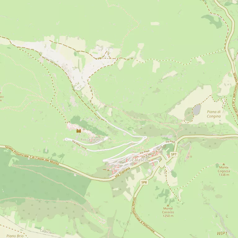 Mappa CALASCIO