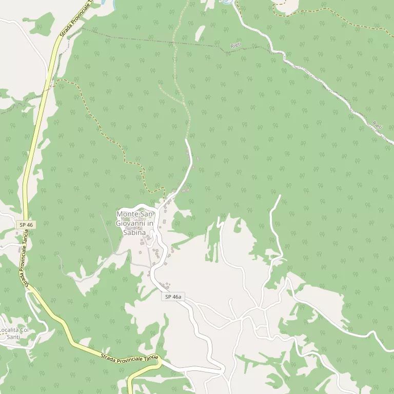 Mappa MONTE SAN GIOVANNI IN SABINA