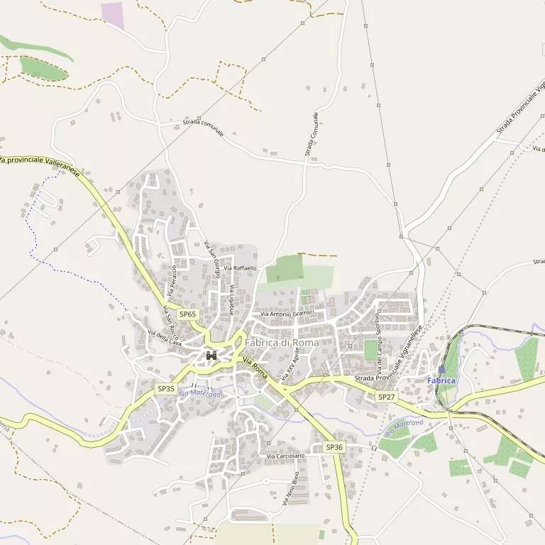 Mappa FABRICA DI ROMA