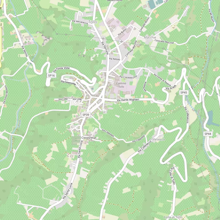 Mappa TOLLO