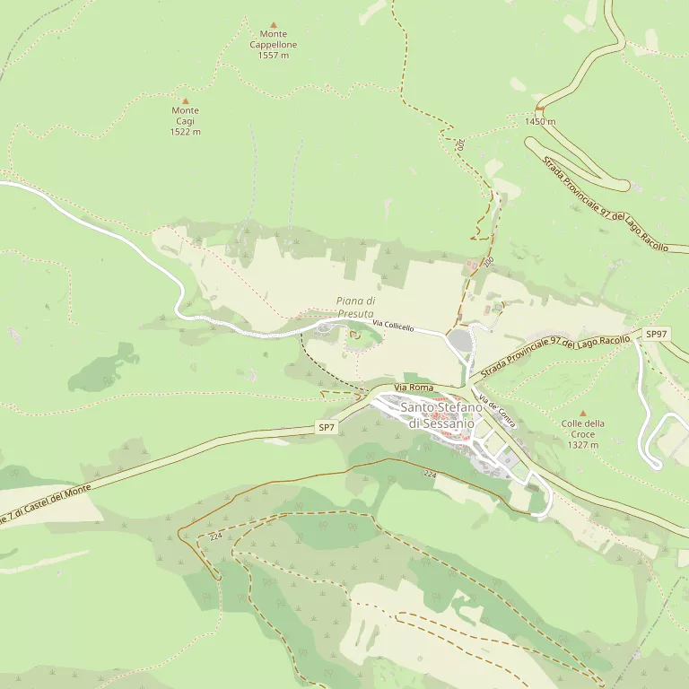 Mappa SANTO STEFANO DI SESSANIO