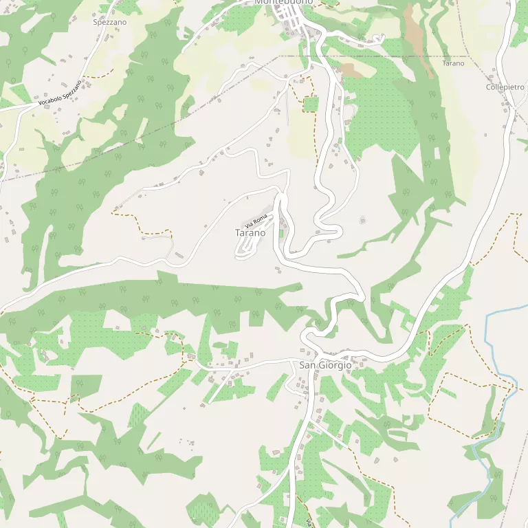 Mappa TARANO