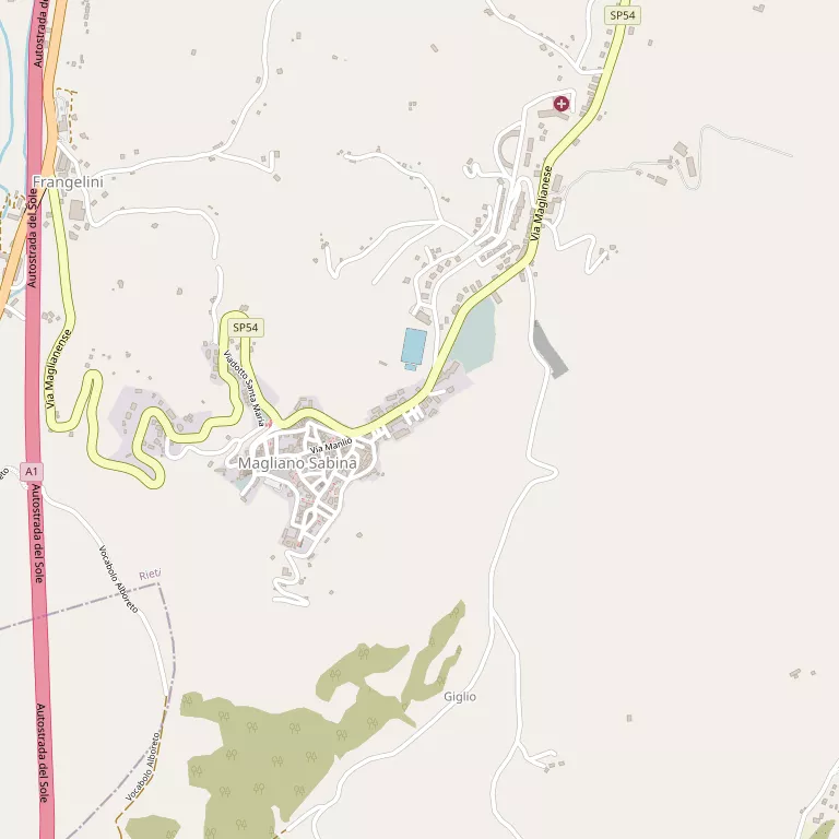 Mappa MAGLIANO SABINA