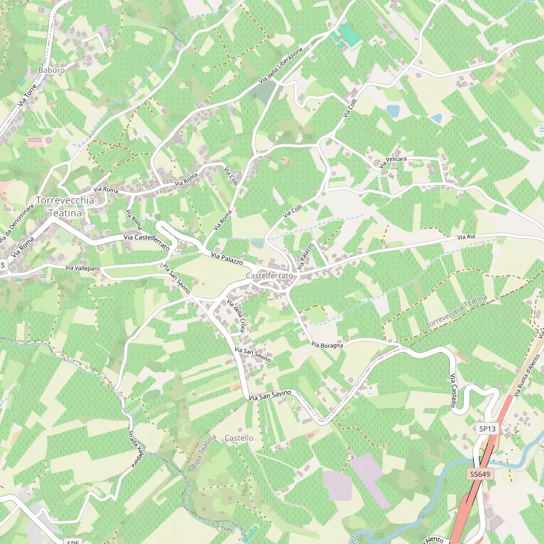 Mappa TORREVECCHIA TEATINA