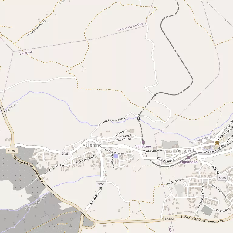Mappa VALLERANO