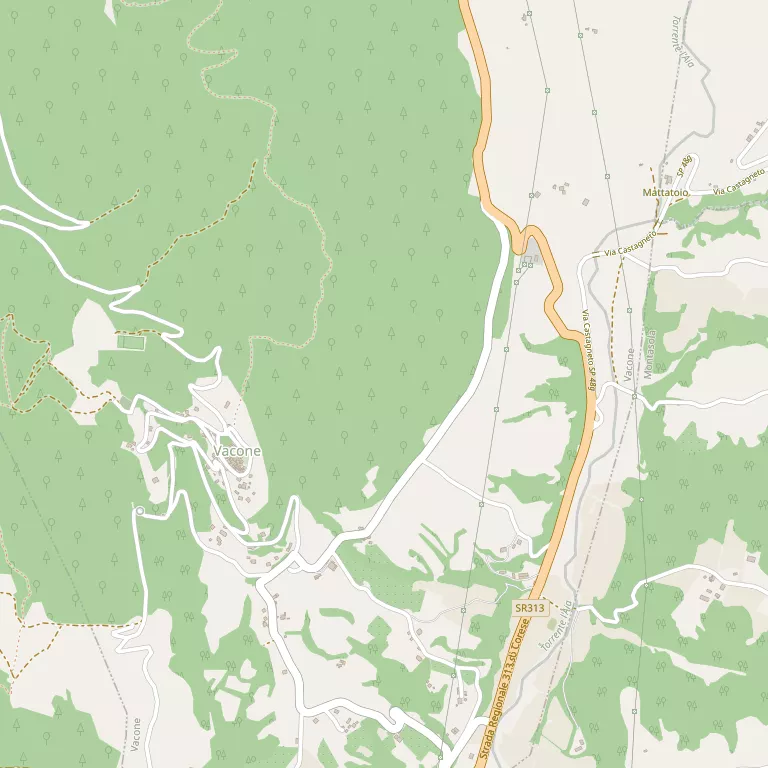 Mappa VACONE