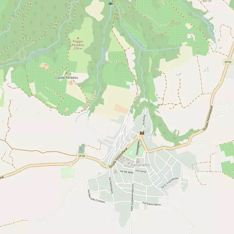 Mappa VASANELLO