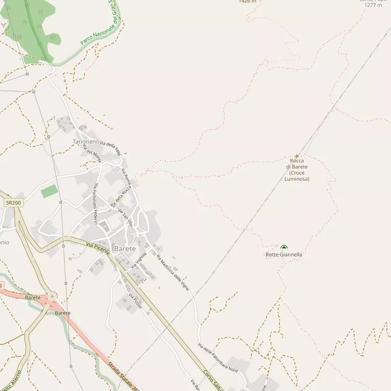 Mappa BARETE